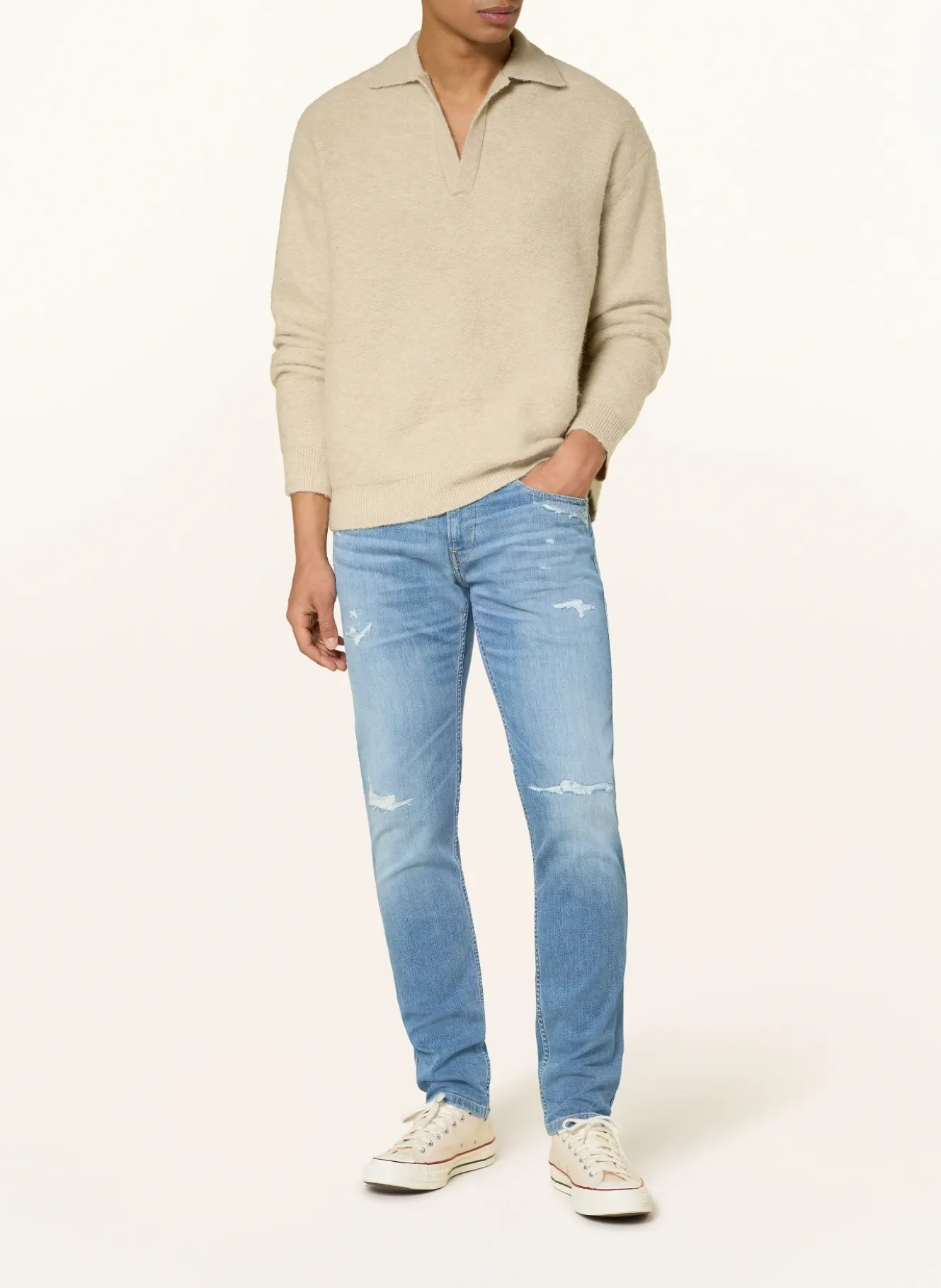 Destroyed Jeans ANBASS Slim Fit