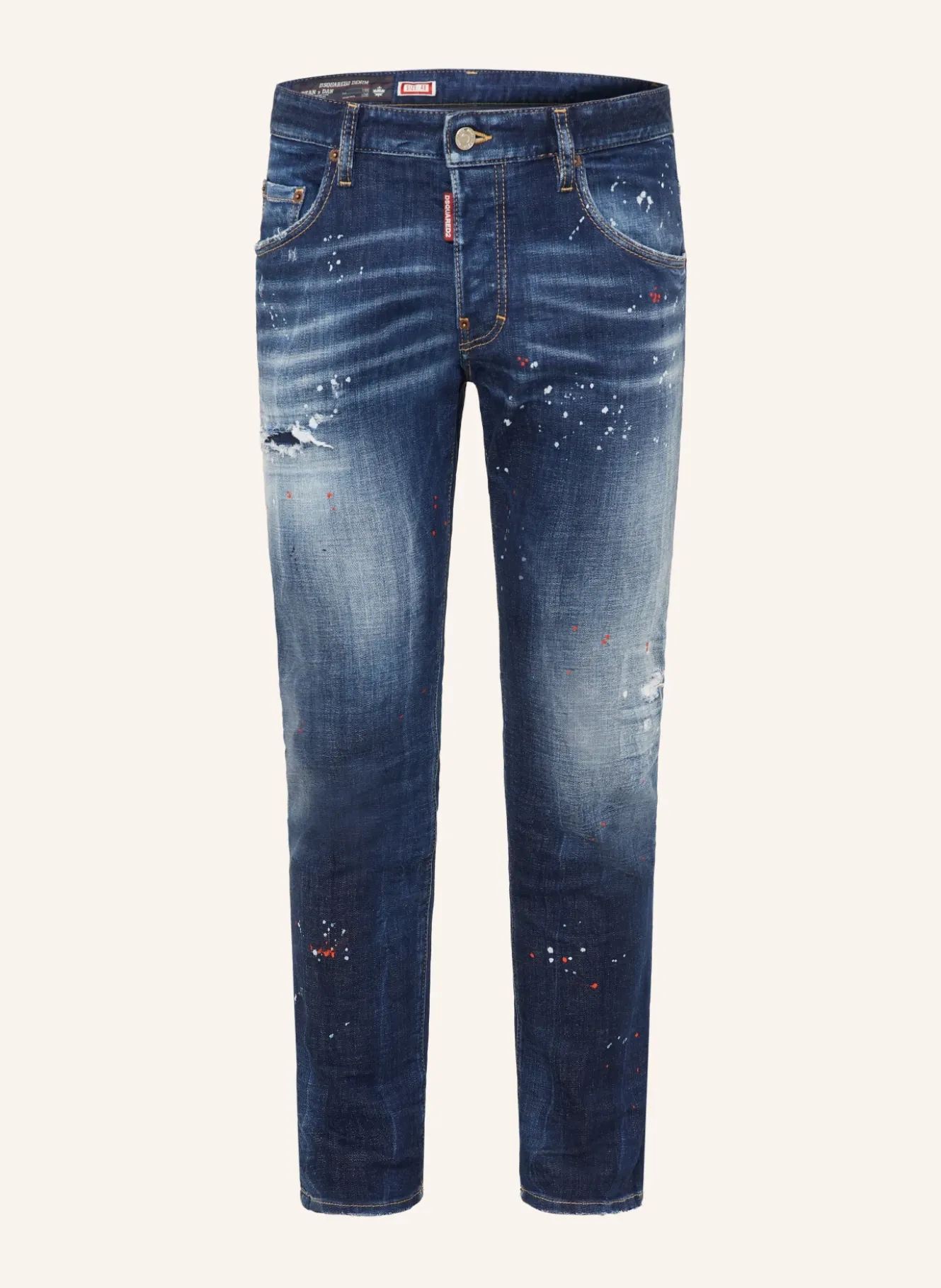 Destroyed Jeans Extra Slim Fit