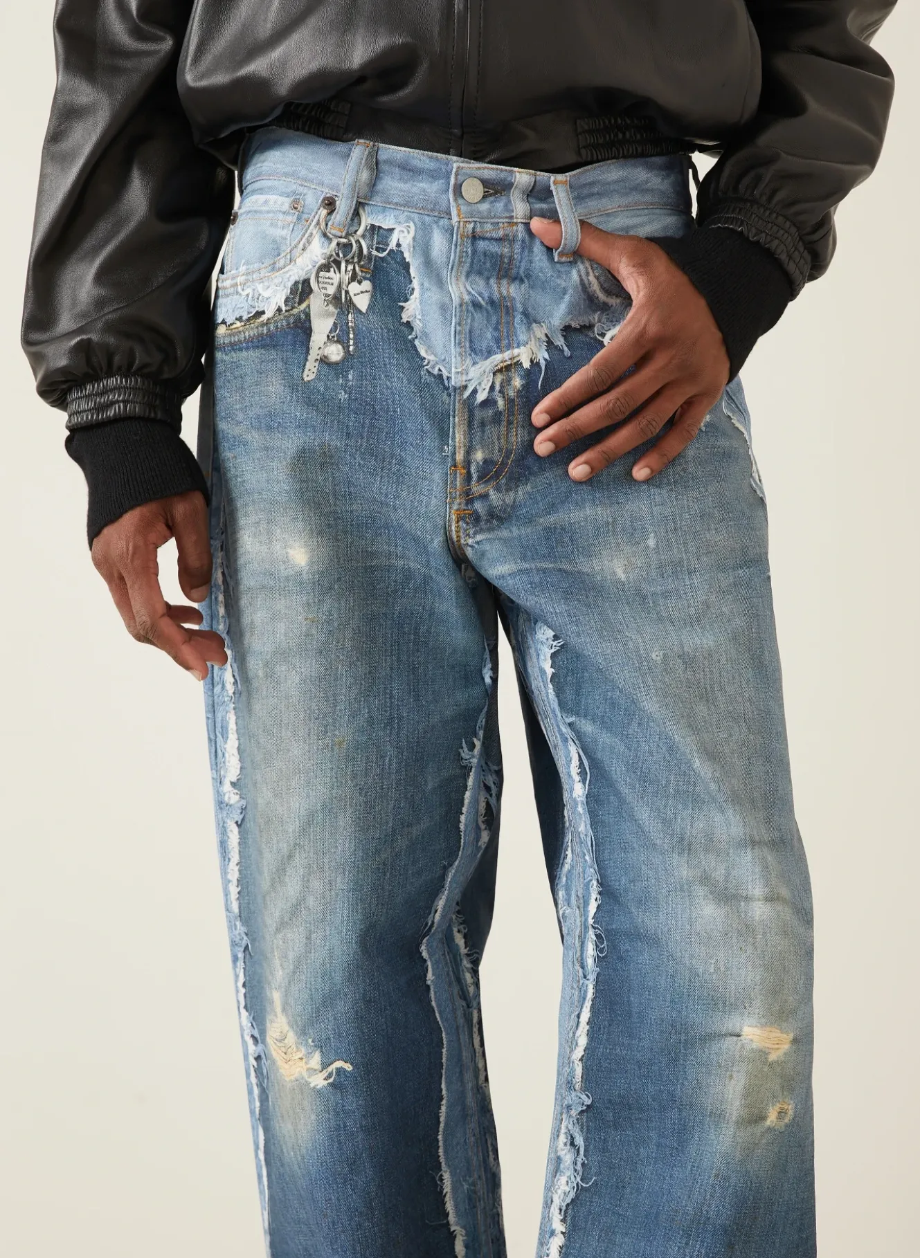 Destroyed Jeans Regular Fit