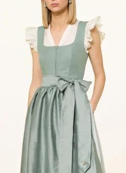 Dirndl MARIE mit Leinen und Rüschen