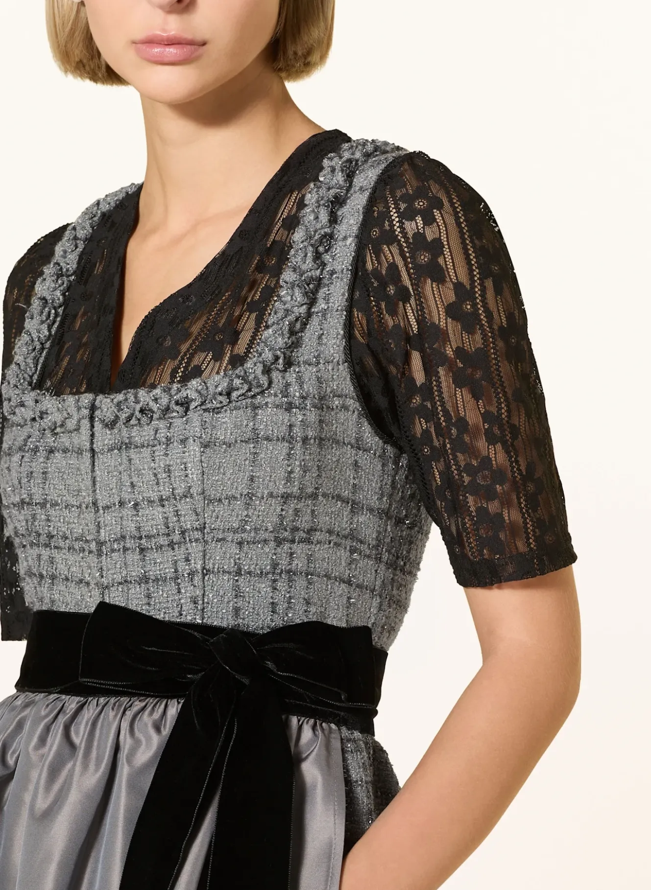 Dirndl MOSTAR mit Glitzergarn