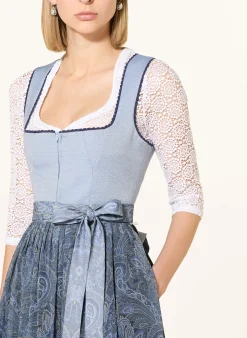 Dirndlbluse aus Spitze mit 3/4-Arm