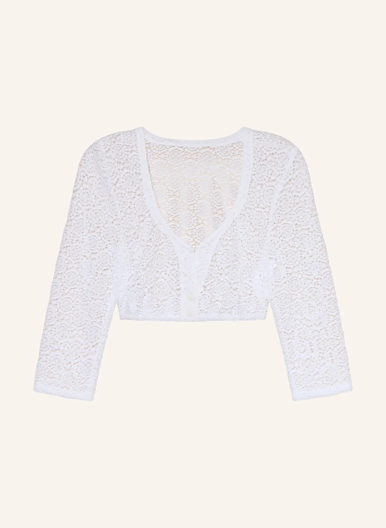 Dirndlbluse aus Spitze mit 3/4-Arm