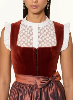 Dirndlbluse EMMA aus Spitze