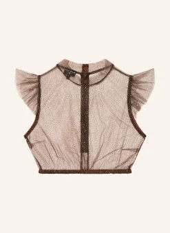 Dirndlbluse HEIKI mit Glitzergarn