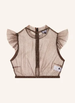 Dirndlbluse HEIKI mit Glitzergarn