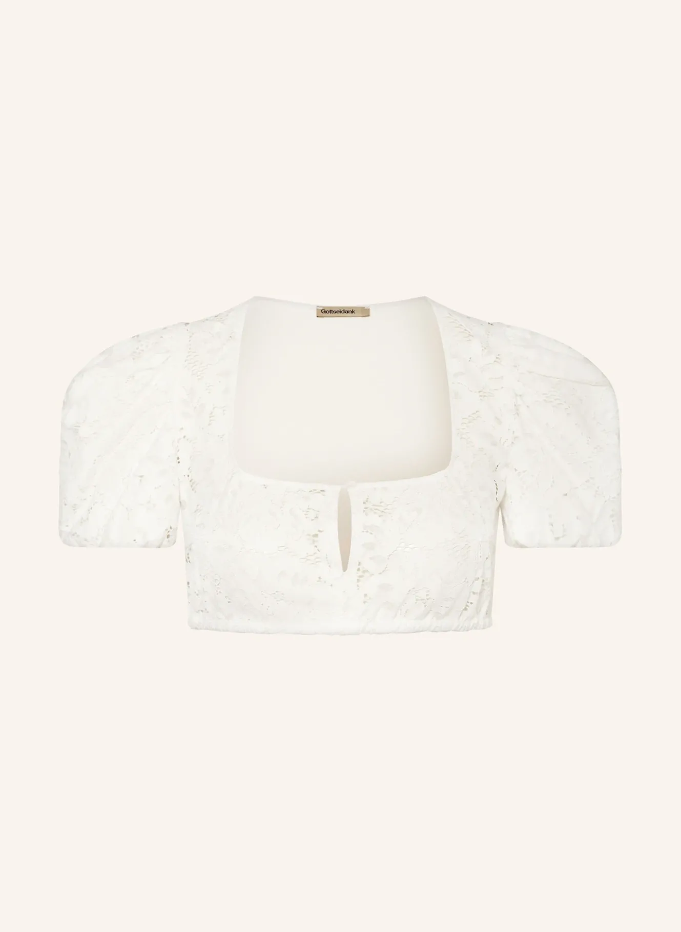 Dirndlbluse IRMA im Materialmix
