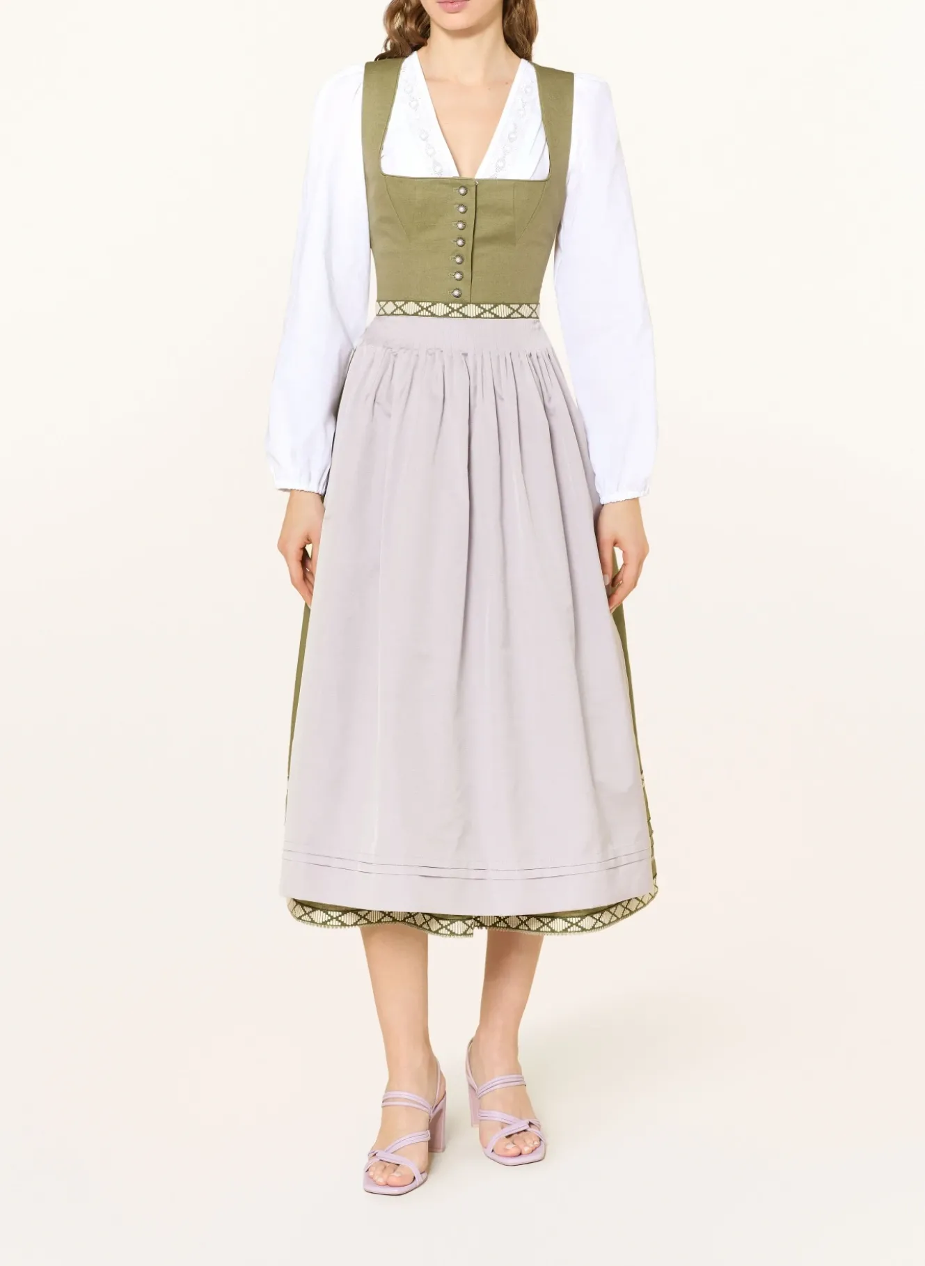 Dirndlbluse NIVIN mit Lochspitze