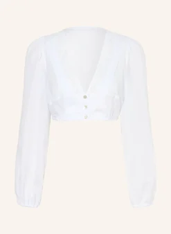 Dirndlbluse NIVIN mit Lochspitze