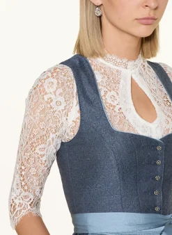 Dirndlbluse PLÄTZCHEN aus Spitze mit 3/4-Arm
