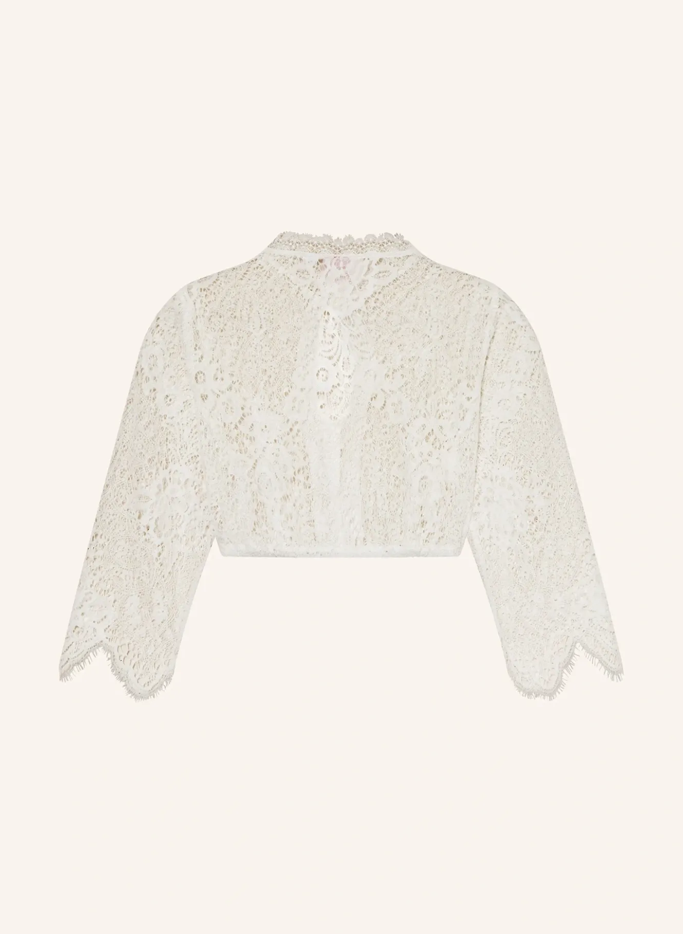 Dirndlbluse PLÄTZCHEN aus Spitze mit 3/4-Arm