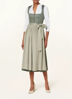 Dirndlbluse POMPADOUR mit Leinen