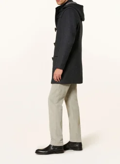 Dufflecoat mit abnehmbarer Kapuze