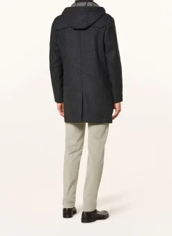Dufflecoat mit abnehmbarer Kapuze