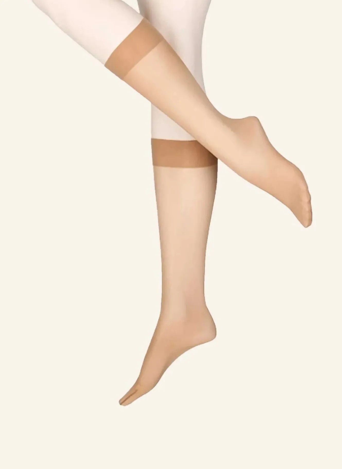 3er-Pack Fein-Kniestrümpfe SATIN TOUCH