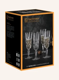 4er-Set Champagnergläser NOBLESSE