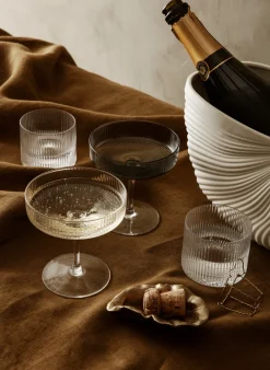 2er-Set Champagnergläser RIPPLE