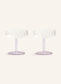 2er-Set Champagnergläser TWIRL