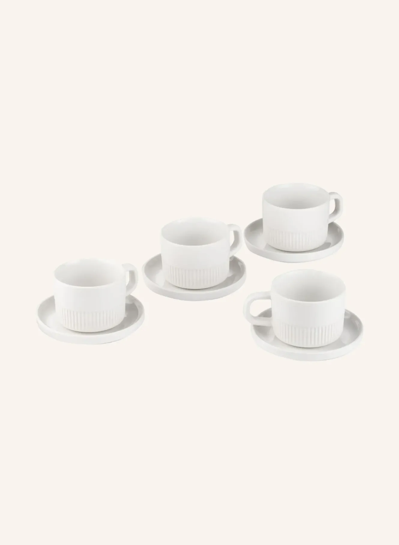 4er-Set Espressotassen MOMENTS mit Untertasse