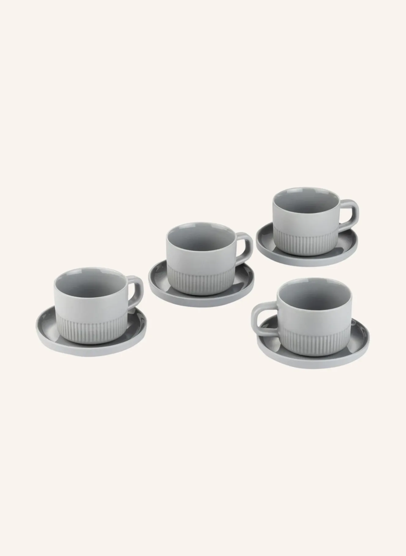 4er-Set Espressotassen MOMENTS mit Untertasse