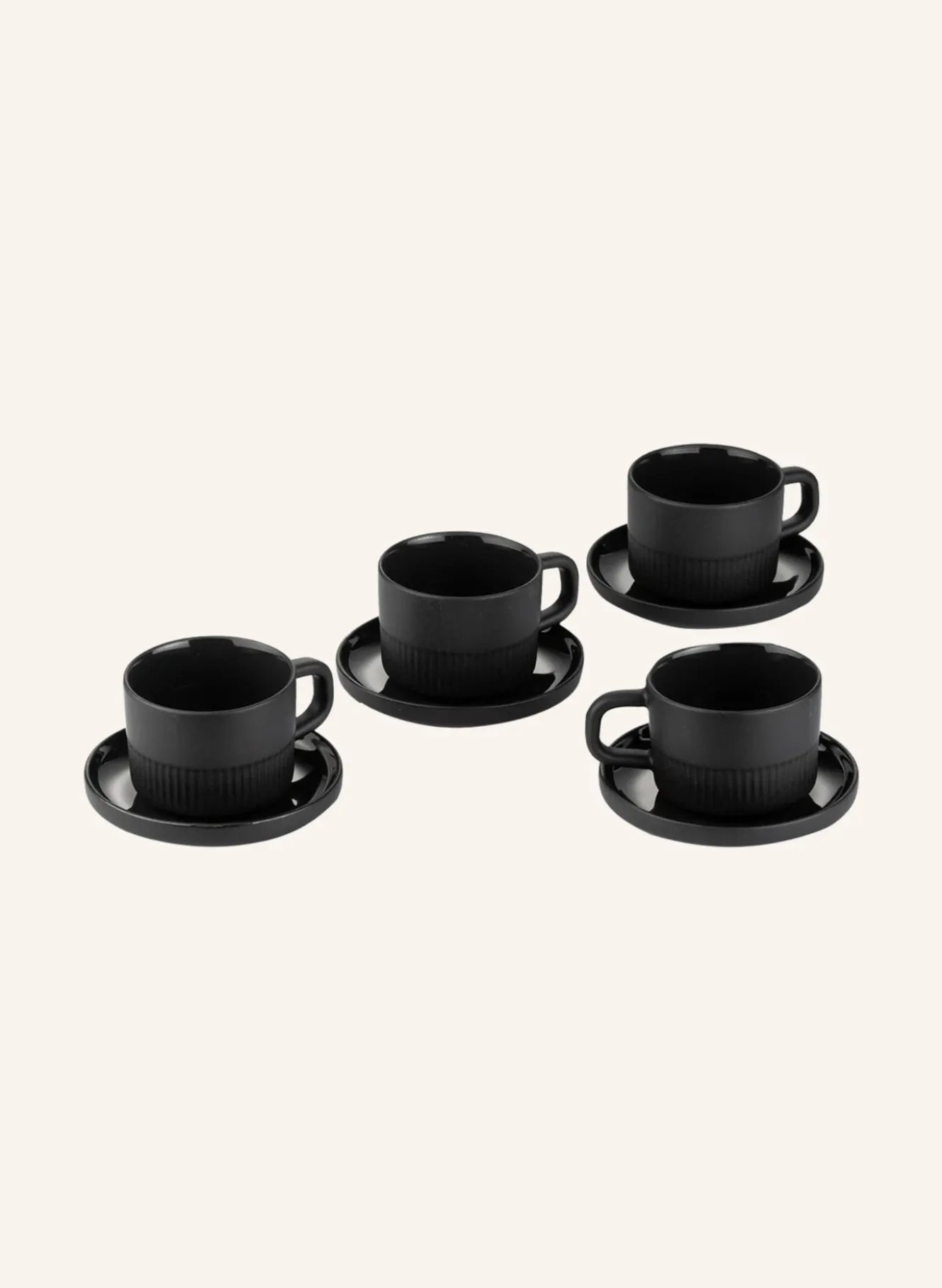 4er-Set Espressotassen MOMENTS mit Untertasse