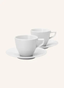 2er-Set Espressotassen SINGLE CORNFLOWER mit Untertasse