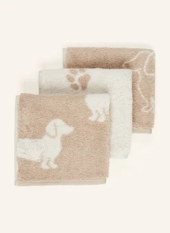 3er-Set Seiftücher WE LOVE DOGS