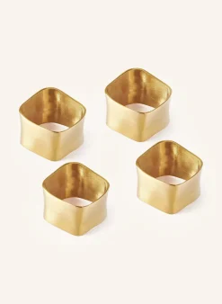 4er-Set Serviettenringe CUFF