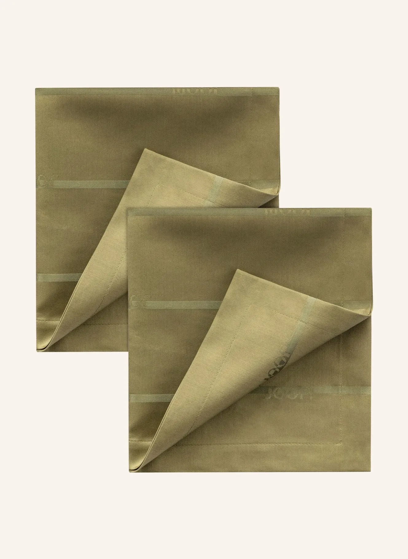 2er-Set Stoffservietten JOOP! LOGO STRIPES