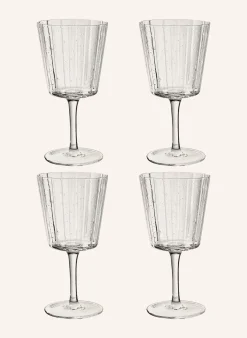 4er-Set Weingläser SCALLOP