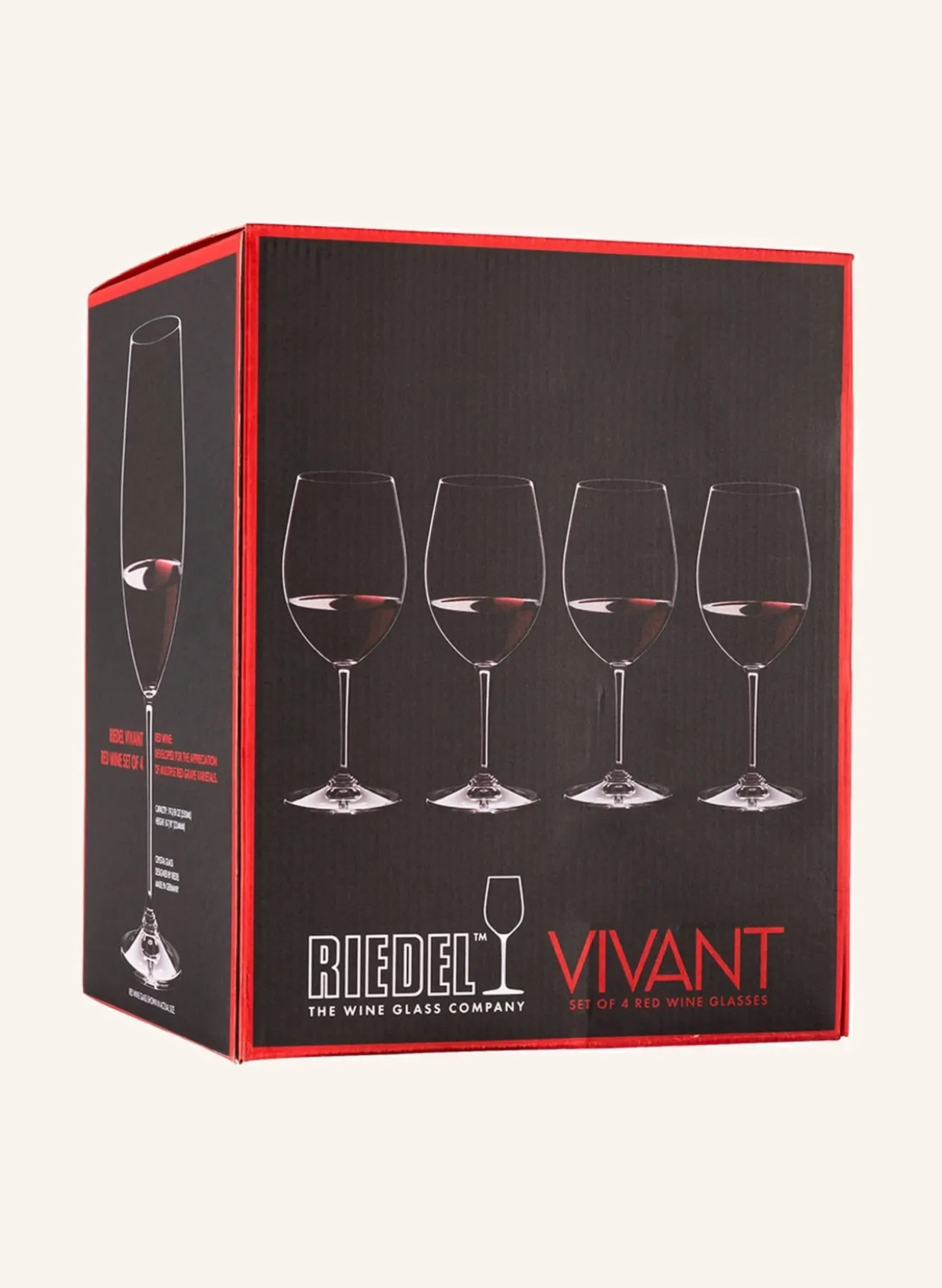 4er-Set Weingläser VIVANT RED WINE