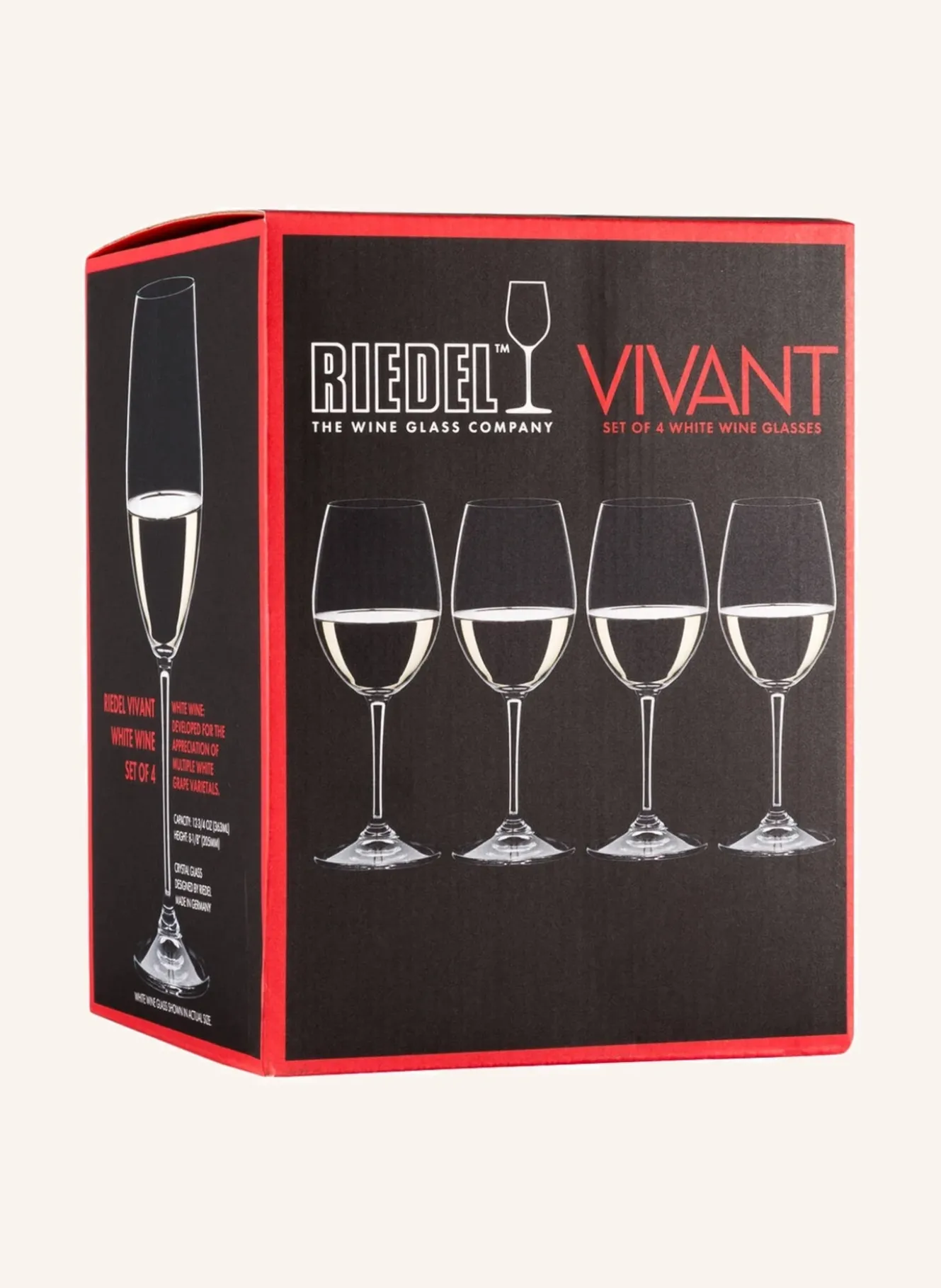 4er-Set Weingläser VIVANT WHITE WINE