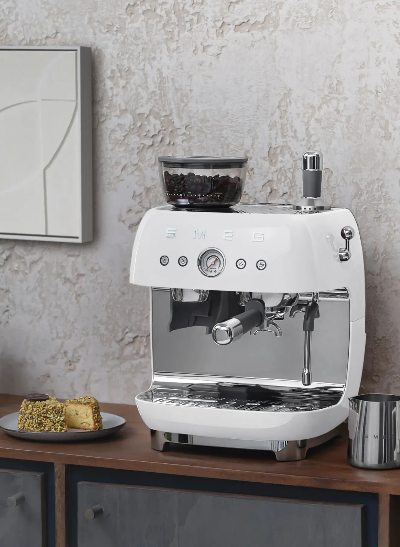 Espressomaschine ECF03 mit Kaffeemühle