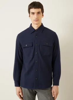 Flanellhemd Comfort Fit mit Cashmere
