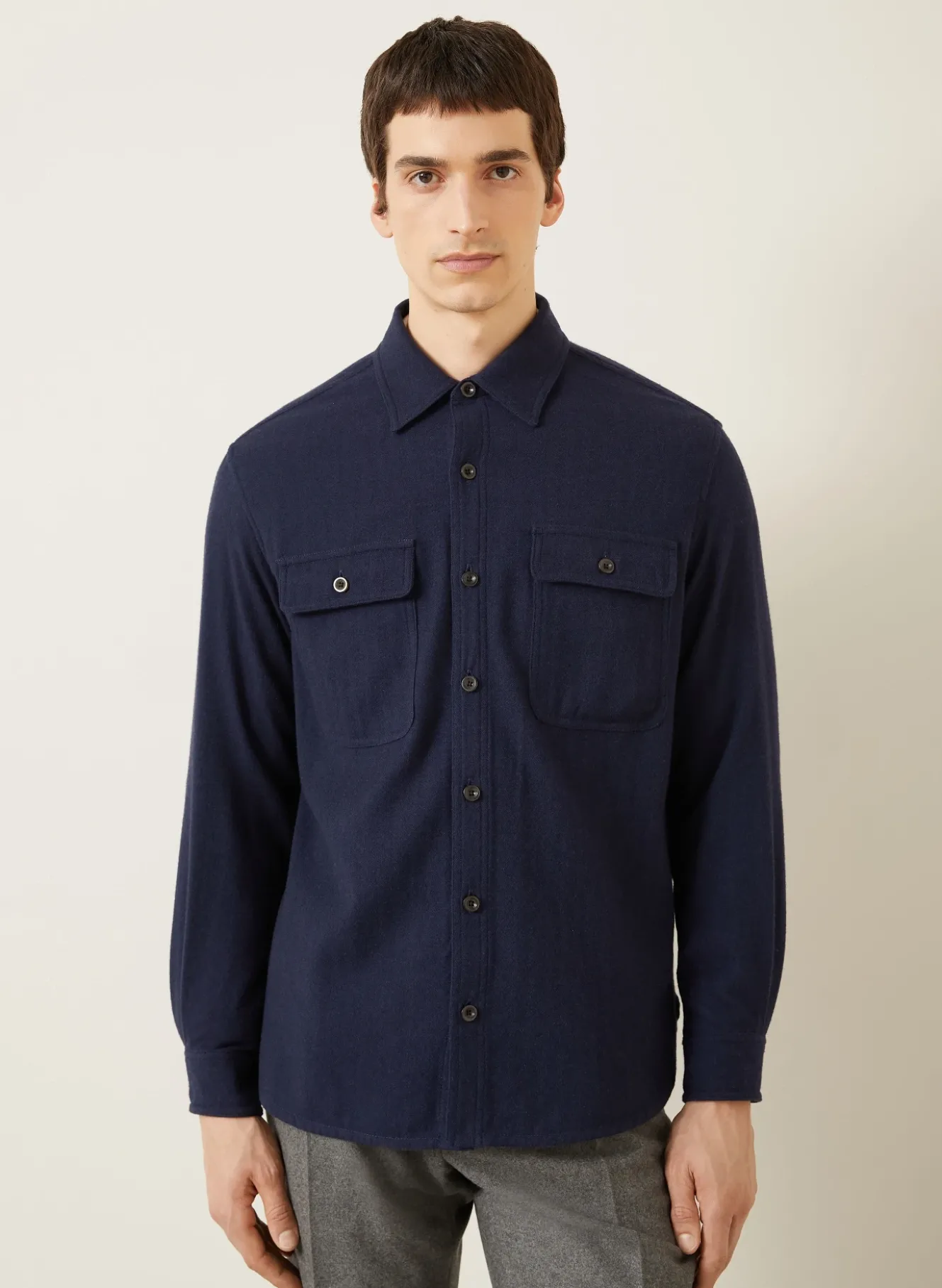 Flanellhemd Comfort Fit mit Cashmere