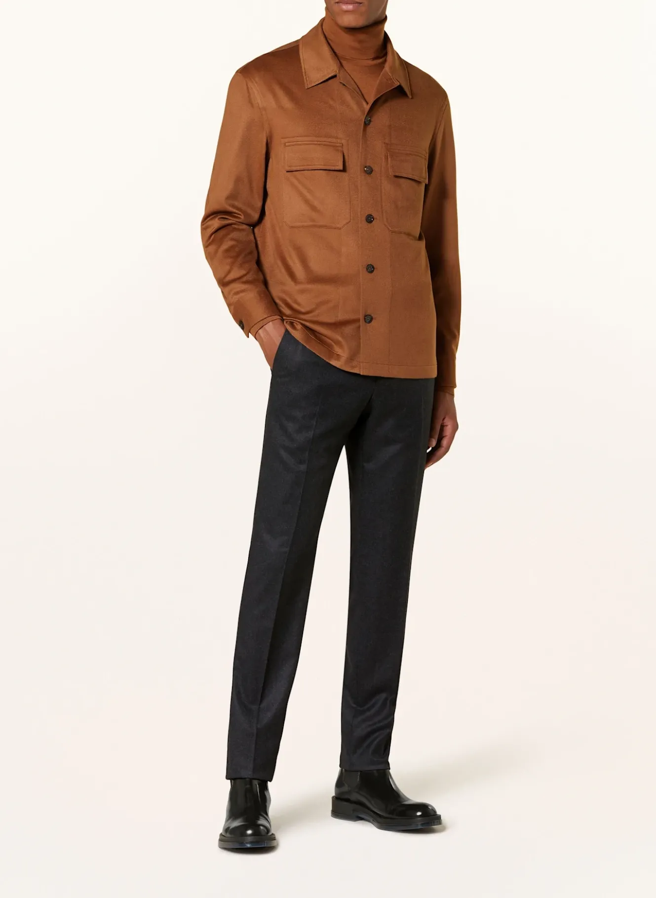 Flanellhose Narrow Fit