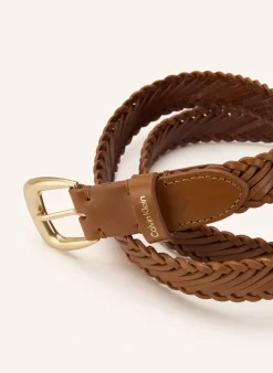 Flechtgürtel aus Leder