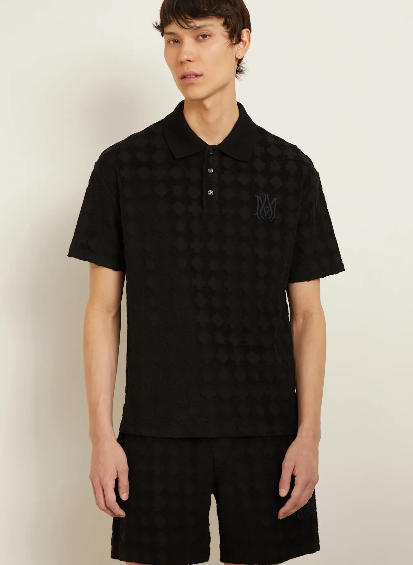 Frottee-Poloshirt