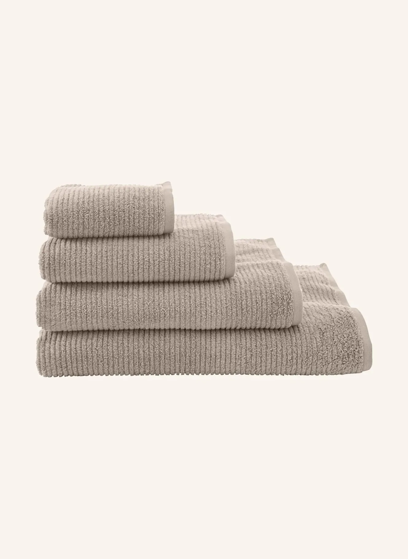 Frottier Handtuch Rippstruktur
