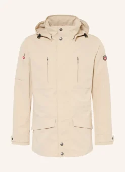 Funktionsjacke mit abnehmbarer Kapuze