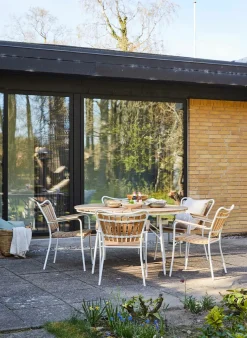 Gartenmöbel-Set mit 1 Tisch, 5 Stühlen ELLEN
