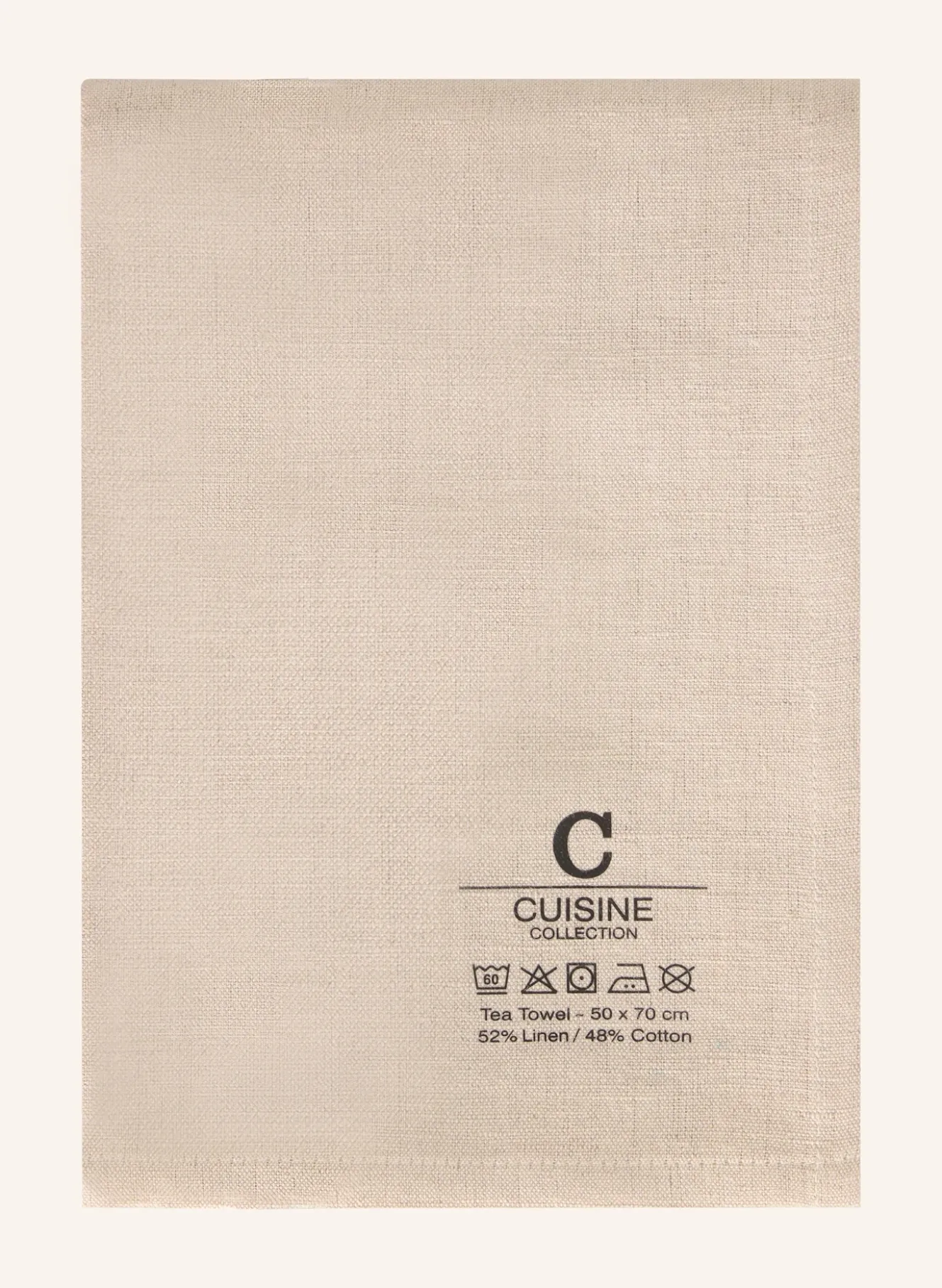 Geschirrtuch CUISINE NATURE mit Leinen