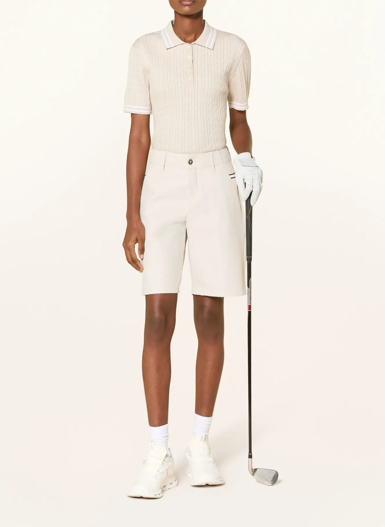 Golfshorts ALINA-K-B - FX4 DRY COOLER® mit Schmucksteinen