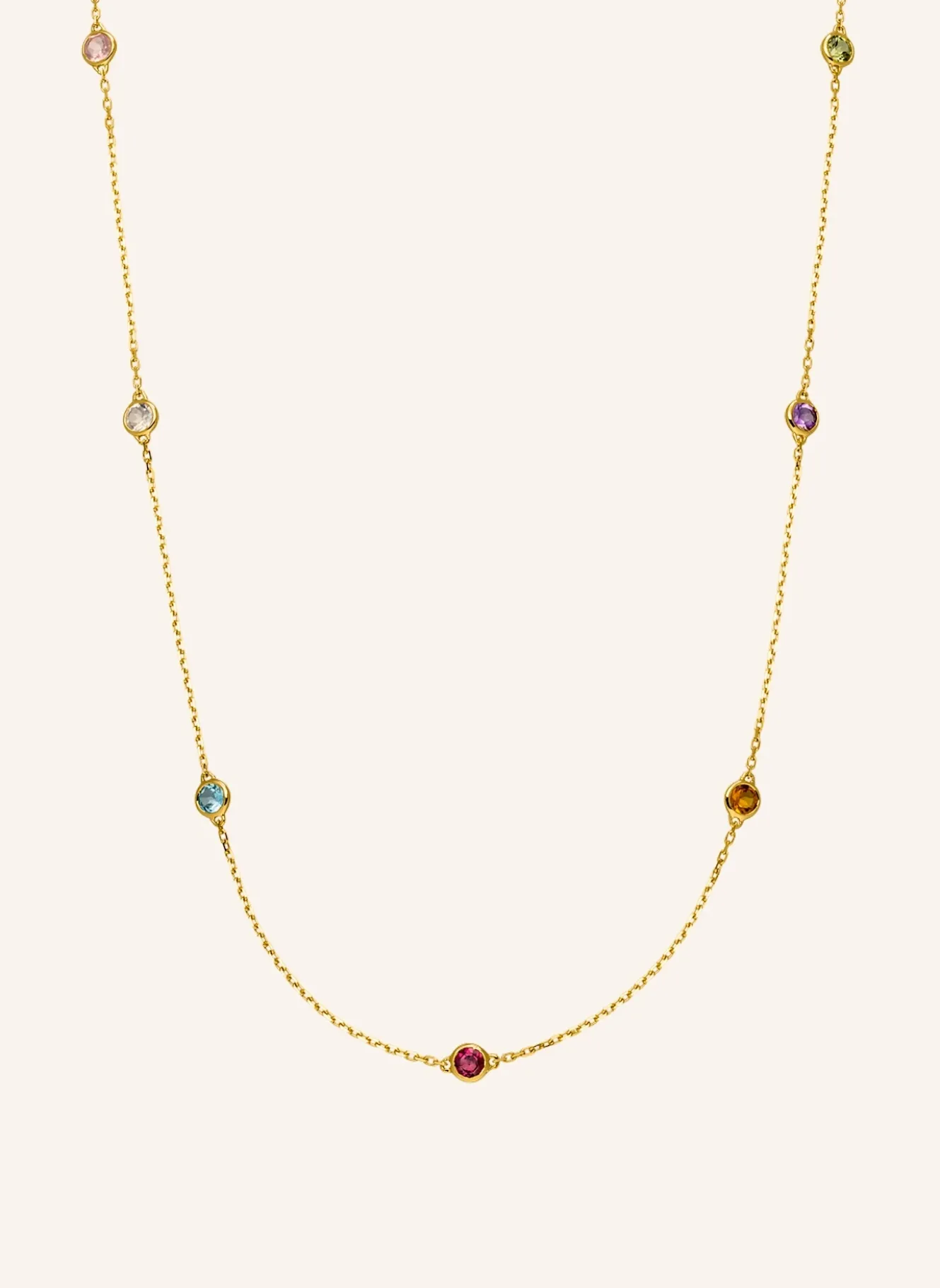 Halskette FINE GEMS aus 14 Karat Gelbgold