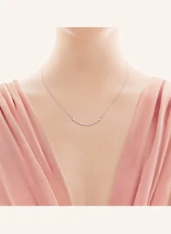 Halskette TIFFANY T SMILE aus 18KaratWeißgold