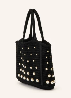 Handtasche mit Schmuckperlen