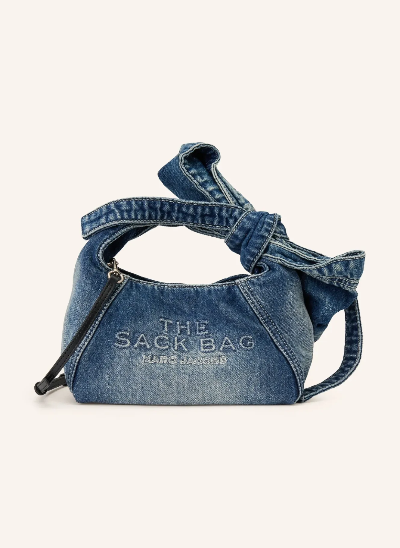 Handtasche THE BOW DENIM MINI SACK BAG mit Pouch