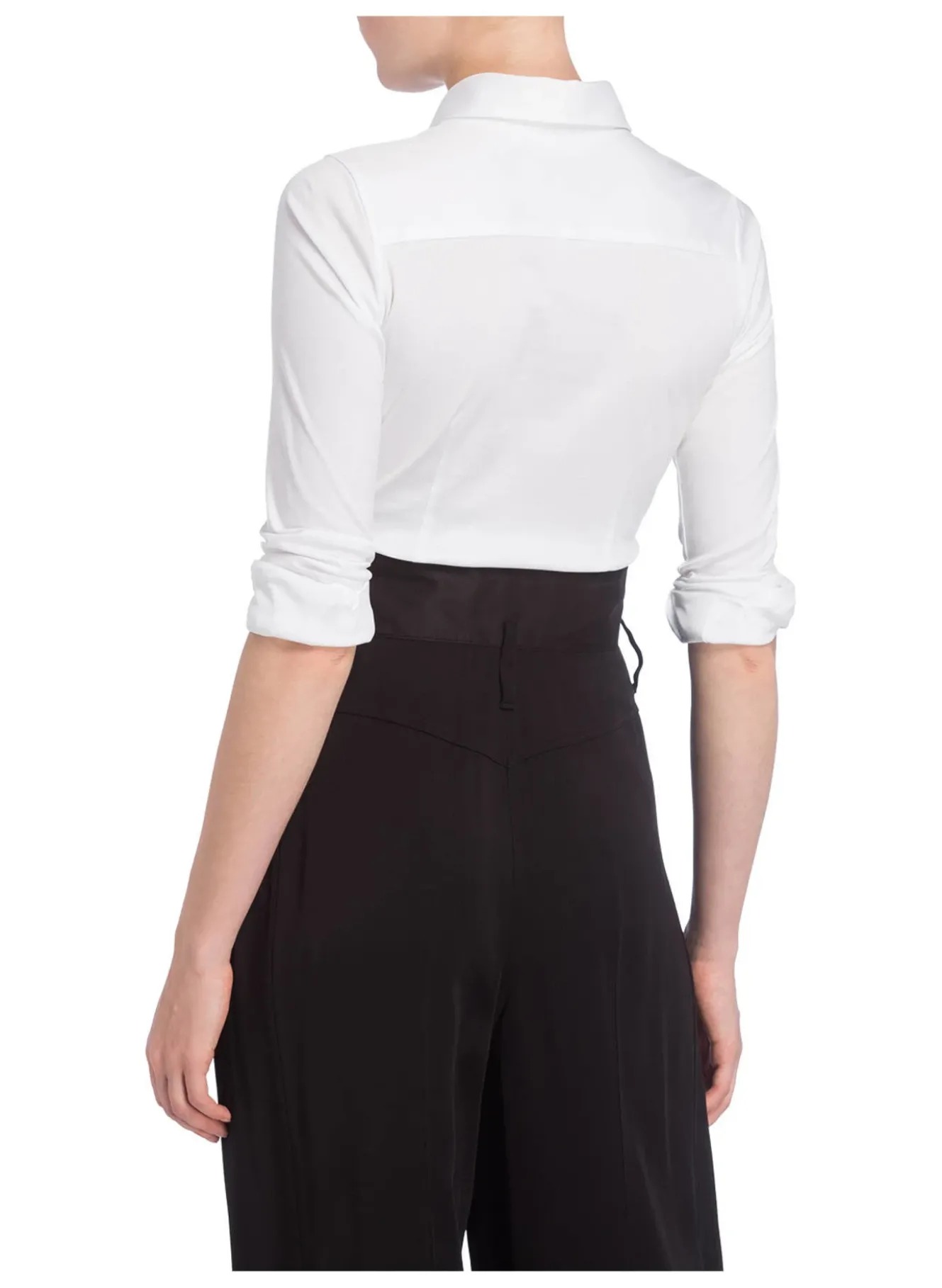 Hemdbluse aus Jersey