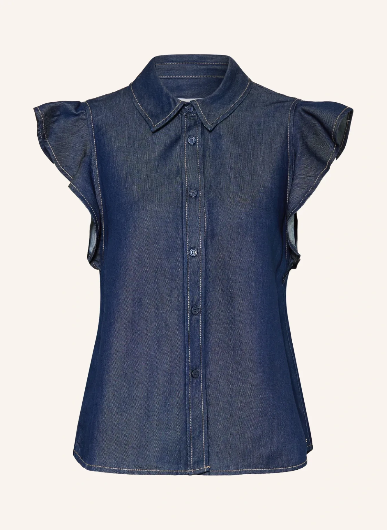 Hemdbluse in Jeansoptik