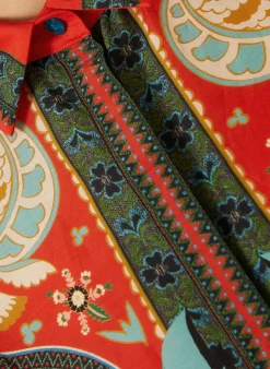 Hemdbluse mit Seide